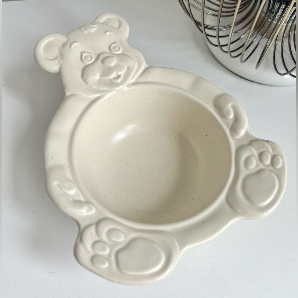 PFALTZGRAFF Heritage White Vintage Teddy Bear Ceramic Children’s Bowl